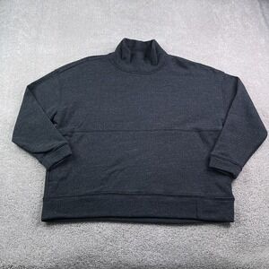 NEW Merrell Sweatshirt Womens 2XL XXL Grey Dianthus Mock Neck Organic Cotton NWT